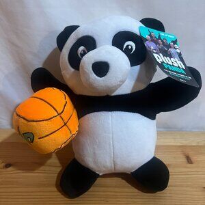 Dude Perfect Team Panda With Basketball 9" Bear Stuffed Plush New With Tag $15